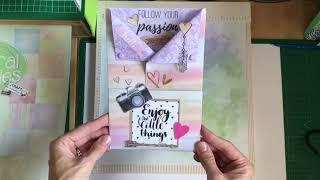 Tuto fabrication Loaded enveloppe Scrapbooking [upl. by Enitsej]