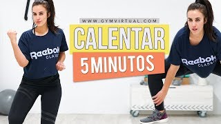 Calentar con 5 minutos de cardio  IDEAL PARA ANTES DE ENTRENAR [upl. by Sid]