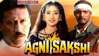 Agnisakshi 1996 Hindi Romantic Movie Review  Jackie Shroff  Manisha Koirala  Nana Patekar [upl. by Rovit]