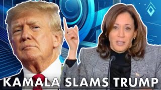 Kamala Harris Rips Trump For Alabamas IVF Supreme Court Ruling [upl. by Airitac]