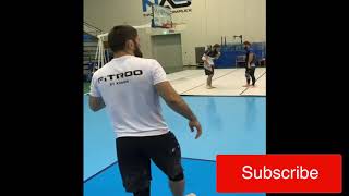 Khabib Nurmagomedov Javier Mendez amp Omar Dagestan Basketball 2 [upl. by Puritan851]