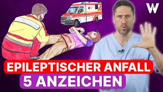 Epileptischer Anfall 5 Anzeichen dass ein Krampfanfall kommt Erste Hilfe bei Epilepsie [upl. by Trina616]