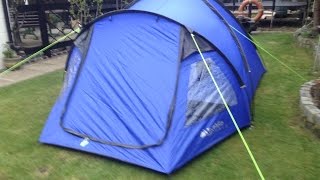 Eurohike 3 person Deluxe Tent  Review [upl. by Elenaj]