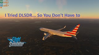 MSFS DLSDR Test  PMDG 737 Landing in Miami  Flight Simulator [upl. by Seyer]