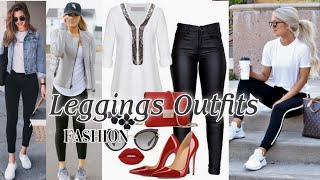 IDEAS DE OUTFITS CON LEGGINS DE MODA 2022 MUJER COMO COMBINAR LEGGINGS TENDENCIAS 2022 ROPA MUJER [upl. by Funda]