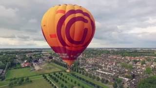 Spectaculaire dronebeelden van een opstijgende luchtballon [upl. by Elokkin]