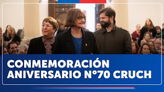 Cruch 70° Aniversario del Consejo de Rectoras y Rectores de las Universidades Chilenas [upl. by Malti]