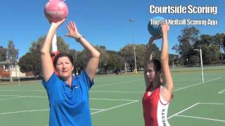 Courtside Scoring Tip with Vicki Wilson  Goal Shooting [upl. by Jeramie]