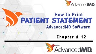 AdvancedMD  12  How to print Patient Statement in AdvancedMD  Billiig Software Training in Urdu [upl. by Hime]