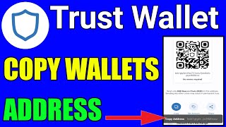 Trust Wallet me address kaise copy kare  Any Wallet Address Copy in trust Wallet  copy address [upl. by Pugh]