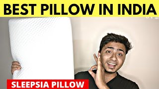 Best Pillows for neck pain in India Best Memory Foam Pillow for Shoulder Pain ⚡ Sleepsia Review 2022 [upl. by Ecydnac]