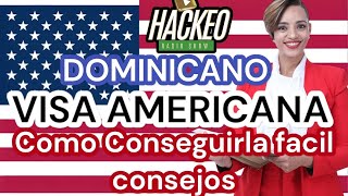 TU VISA AMERICANA DE TURISTA FACIL SI ERES DOMINICANO SABET CRUZ MIGRACION [upl. by Ran]