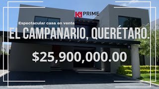 Espectacular casa en venta 2590000000 El Campanario Querétaro lo tiene todo [upl. by Haodnanehs]