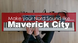 Make your Nord Piano 5 sound like Maverick City Music  Nord Worship Sounds by Noah Wonder [upl. by Casi]