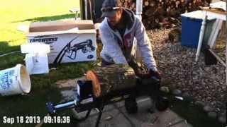 Yardworks 4 Ton Log Splitter [upl. by Eannaj422]