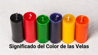 SIGNIFICADO del COLOR DE LAS VELAS [upl. by Gnemgnok]