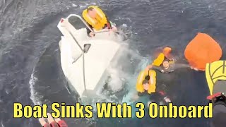 Boat Sinks While Shark Fishing  Boating News of the Week  Broncos Guru [upl. by Lemrahc653]