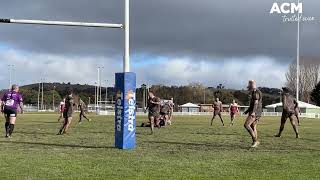 Joseph Hobby try for Blayney Bears vs CSU Mungoes [upl. by Etteiluj]