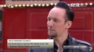 Michael Poulsen Volbeat Interview on Danish TV [upl. by Lam50]