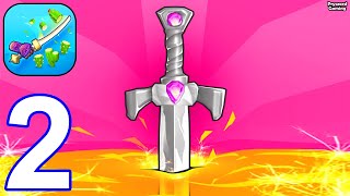 Sword Melter  Gameplay Walkthrough Part 2 All Levels 712 iOS Android [upl. by Glasgo578]