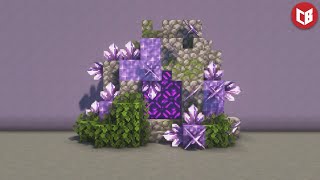 How To Build a Amethyst Nether Portal in Minecraft short [upl. by Nador119]