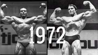 1972 Mr Olympia Review  Sergio Oliva vs Arnold Schwarzenegger [upl. by Orville]