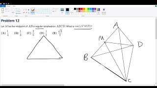 2022 AMC 12A Problem 12 [upl. by Ecerahs]