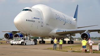 Boeing 747 Dreamlifter Arrives at Oshkosh  EAA Airventure Oshkosh 2023 [upl. by Curran]