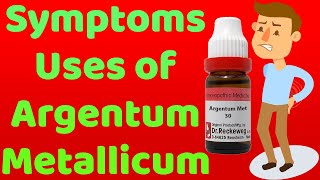 Argentum Metallicum Homeopathic Medicine  Argentum Metallicum 30 Benefits In Hindi  ArgentumMet [upl. by Maritsa358]