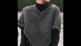 Tricotons un poncho le plus simple [upl. by Filippo]