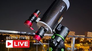 Pierwsza styczność z nowym montażem SkyWatcher Wave 150i  Nocne Niebo live [upl. by Inaj]