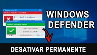 Como desativar o Windows Defender no Windows definitivamente [upl. by Eniwtna663]