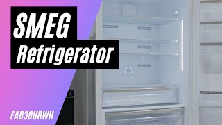 50s Retro Smeg Refrigerator FAB38URWH [upl. by Hanfurd]