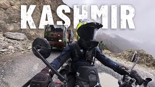 Riding to KASHMIR with a MILITARY CONVOY [upl. by Alcinia]