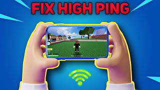 how to fix ping in ROBLOX mobile devices  2022 [upl. by Yornek]