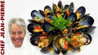 Easy Steamed Mussels  The Best Ever  Chef JeanPierre [upl. by Clyve280]