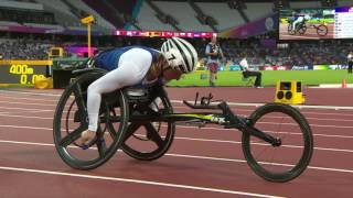 Womens 400m T54  Final  London 2017 World Para Athletics Championships [upl. by Prader]