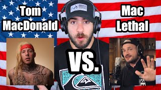 Tom MacDonald VS Mac Lethal Full Diss Track Battle REACTION [upl. by Mabel]