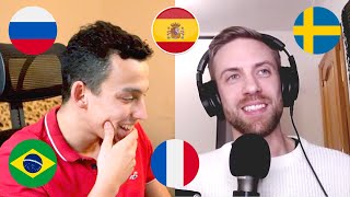 Swedish and Uruguayan Polyglots Speaking in 6 Languages [upl. by Vinia491]