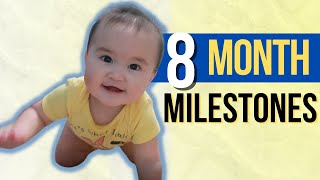 8 MONTH DEVELOPMENTAL MILESTONES FOR BABY  What Your Eight Month Old Should Be Able to Do [upl. by Orelee]