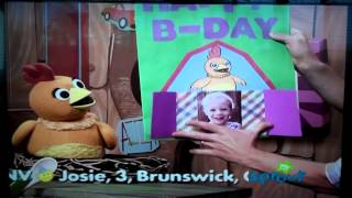 PBS Sprout Good Morning Show quotTodays Birthdaysquot August 3 2013 [upl. by Anihsit]