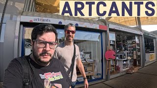 Visitamos ARTCANTS Una Tienda de Material de Bellas Artes en los Encants de Barcelona 🎨🖌️ [upl. by Lladnor]