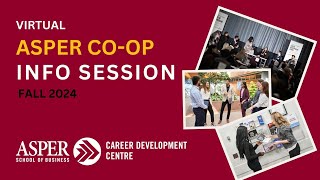 Coop Info Session Fall 2024 [upl. by Etom]