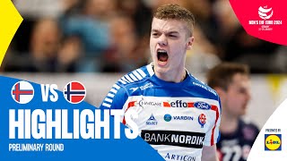 Faroe Islands just made HISTORY  Faroe Islands vs Norway  Highlights  Mens EHF EURO 2024 [upl. by Ettennaj]