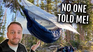 I Wish I Knew This Sooner About Hammock Camping [upl. by Assirrac]