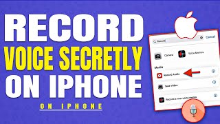 how to record voice secretly on iPhone 2023  PIN TECH [upl. by Ardnaek851]