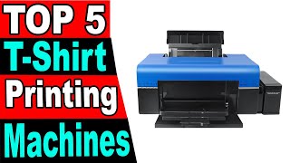 TOP 5 Best T Shirt Printing Machines Review 2024 [upl. by Kery]