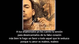 Romeo Santos  Malevo lyric  letra [upl. by Nochur]