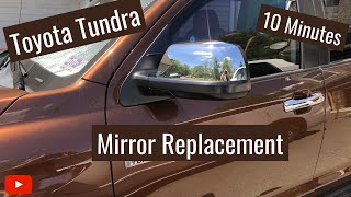 Replace Toyota Tundra Mirror 4K [upl. by Bocoj]