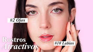 TOP 10 RASGOS FACIALES PARA TENER UNA CARA ATRACTIVA [upl. by Stochmal]